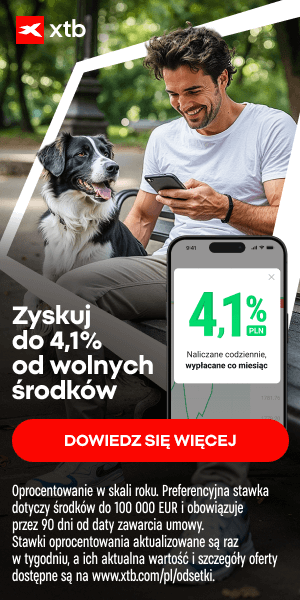 XTB odsetki