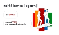 Nawet 870 zł w promocji za założenie konta w mBank i nawet 7,5% na oszczędnościach