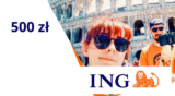Aż 500 zł premii w ING za założenie konta osobistego